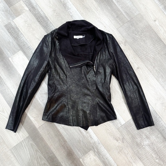 Calvin klein full zip asymmetrical moto jacket ❤️ - Picture 3 of 7